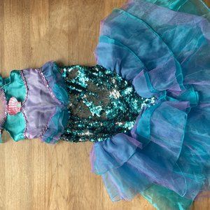 Girls Little Mermaid Costume